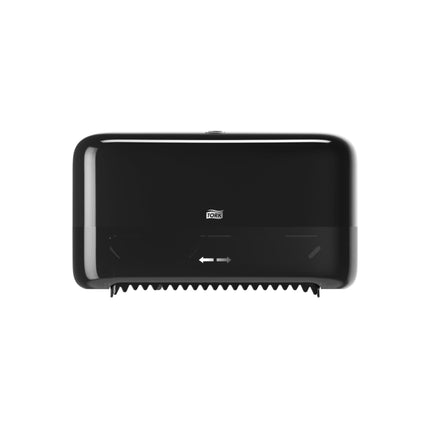 Tork® Coreless Elevation Bath Tissue Dispenser, High Capacity, Black, 1 Dispenser/Case-B2B Discounters