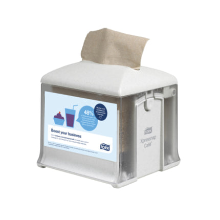 Tork® Napkin Dispenser, Granite, Plastic, 6.2" x 5.9" x 5.9", 4/Case-B2B Discounters
