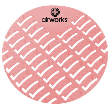 AirWorks® EVA Urinal Screens, Strawberry, 10/Pack-B2B Discounters