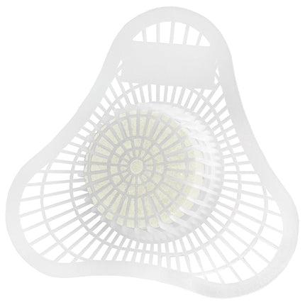 Smart Block® Urinal Screen w/Non-Para Block, White, Citrus, 12/Case-B2B Discounters