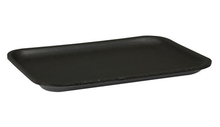 Dyne-A-Pak® 2S Tray, Polystyrene Foam, 10.31" X 5.44" X 0.5", Black, 500/Case-B2B Discounters