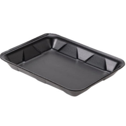 Dyne-A-Pak® 7H Tray, Polystyrene Foam, 15" X 5-3/16" X0. 75", Black, 500/Case-B2B Discounters