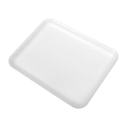 Dyne-A-Pak® 4S/34 Meat Tray, 9.125" X 7.125" X 0.625", Polystyrene Foam, White, 500/Case-B2B Discounters