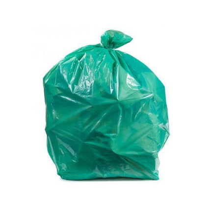 ECO II Industrial Can Liners, Low Density, 26" x 36", Strong, Dark Green, 200 Bags/Case-B2B Discounters