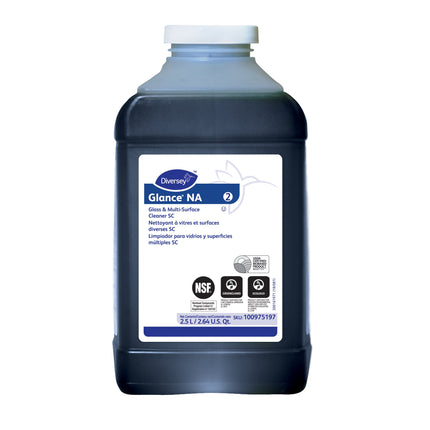 Glance® NA Glass & Multi-Surface Cleaner, 2.5L, 2/Case-B2B Discounters