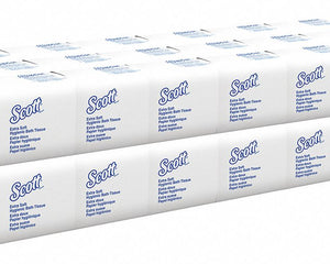Scott® 48280 Kleenex Hygienic Tissue, Folded, 2-Ply, T/T Sheet, 4.5X8.3, White-B2B Discounters