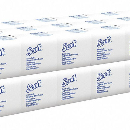 Scott® 48280 Kleenex Hygienic Tissue, Folded, 2-Ply, T/T Sheet, 4.5X8.3, White-B2B Discounters