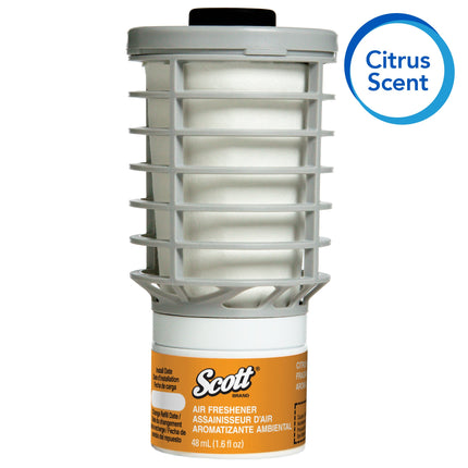 Scott® Essential Continuous Air Freshener (91067), Citrus Scent, 6/Case-B2B Discounters