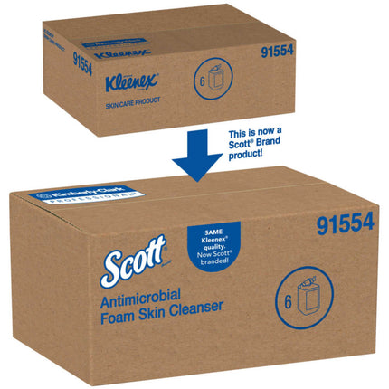 Scott® foam skin cleanser, 1L, Clear, 6/case-B2B Discounters