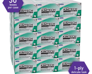 Kimtech Science® Kimwipes® Delicate Task Wipes (34120), Pop-Up Box, White, 286 Sheets/Box, 30 Boxes/Case, 8,580 Sheets/Case-B2B Discounters