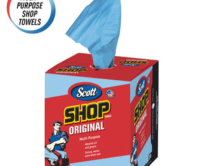 Scott® Shop Towels Pop-Up Box, 200/Box, 8 Boxes/Case-B2B Discounters