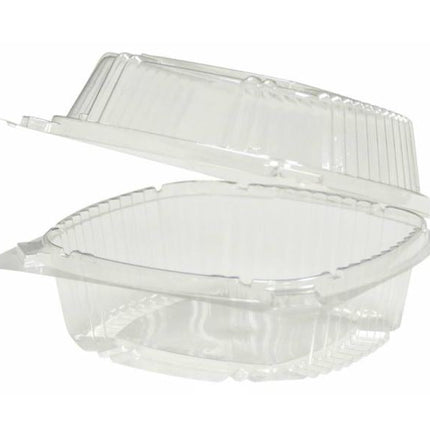 Pactive® SmartLock Hinged Lid Container, 5", Clear, 375/Case-B2B Discounters