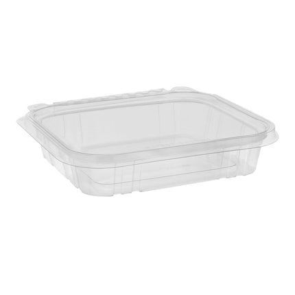 Tamper Evident Deli Container, Pet, 16oz Shallow, Clear, 240/Case-B2B Discounters
