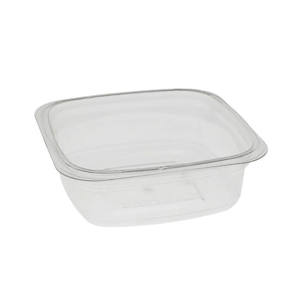 Pactiv® Square Container, 4", 8oz, Clear, PET, 960/Case-B2B Discounters