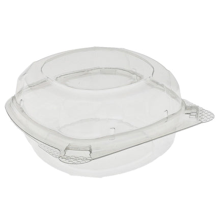 EarthChoice® Hinged Lid Container, 5" X 5" X 3", Clear, RPET, 375/Case-B2B Discounters
