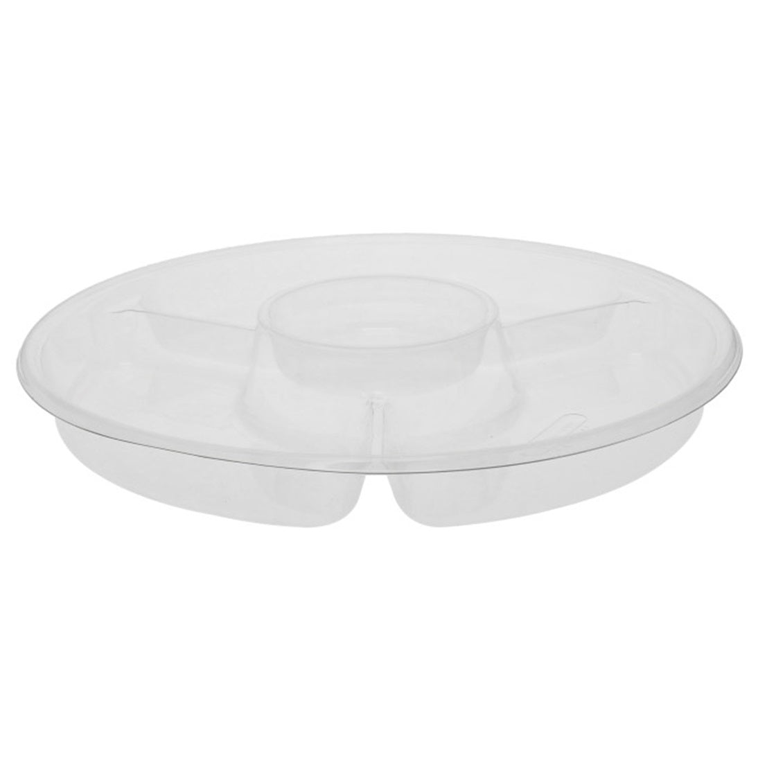 Pactiv® Deep 3-Compartment Serving Tray, 12