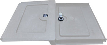 Nacecare™ Lock Kit For Storage Bin, Black, Sold Individually-B2B Discounters