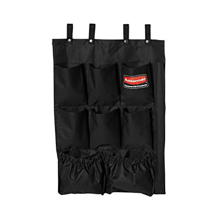 Rubbermaid® Executive 9-Pocket Fabric Hanging Organizer, Black, Sold Individually-B2B Discounters