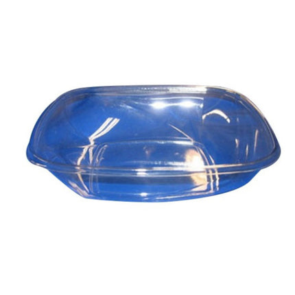 Polar Pak® Medium Panel Square Bowl, Clear, PET, 24oz, - 300/Case-B2B Discounters