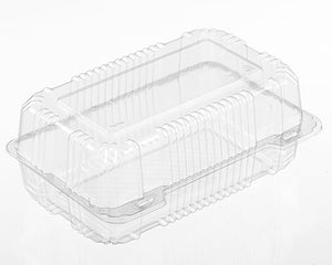 Utility Container, 10.86" X 7.11" X 4.65", Clear, PET, Large, 250/Case-B2B Discounters