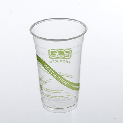 Eco Products GreenStripe® Cold Cup, 20oz, Clear, 1000/Case-B2B Discounters