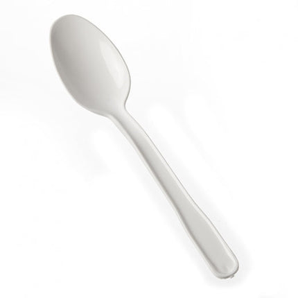 Polar Pak® PolarPro® Medium weight Teaspoon, Polypropylene, White, 1000/Case-B2B Discounters