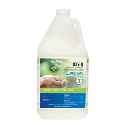 Dustbane Oxy-Q Multi-purpose Cleaner/Disinfectant, Clear, Unscented, 4/Case, Made In Canada-B2B Discounters