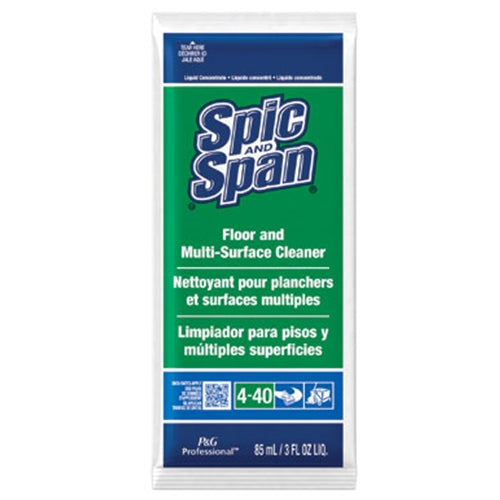 Spic and Span® Liquid For Floors, 85ml, Portion Packs, 45/case-B2B Discounters