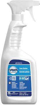 Dawn® Power Dissolver Liquid Spray for Hands and Dish Washing, Grease Dissolver, Dish Detergent, 32oz, 6/Case-B2B Discounters
