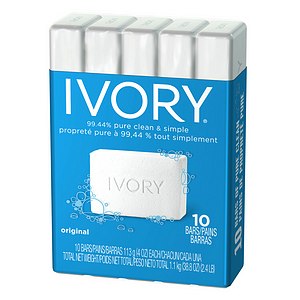Ivory® Bar Soap Original, 3.1 OZ Bars, 5.12" x 2.2" x 6.3", 120/Case-B2B Discounters