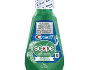 Crest® Green Scope Original Classic Mint Mouthwash, 36ml, 1.5oz, 180/Case-B2B Discounters