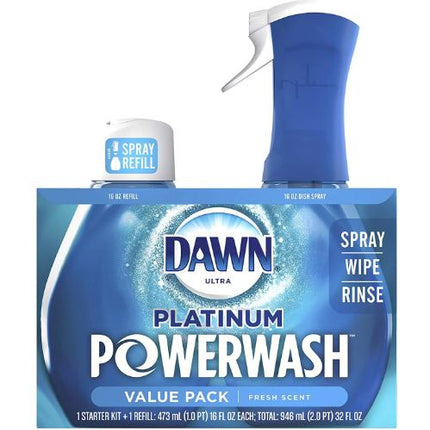 Dawn® 31836 Platinum Powerwash Dish Spray, Fresh, 16oz, Spray Bottle, 2/Pack, 3 Packs/Carton-B2B Discounters
