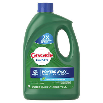 Cascade® Complete Gel, Fresh Clear, 3.4kg, 4/Case-B2B Discounters
