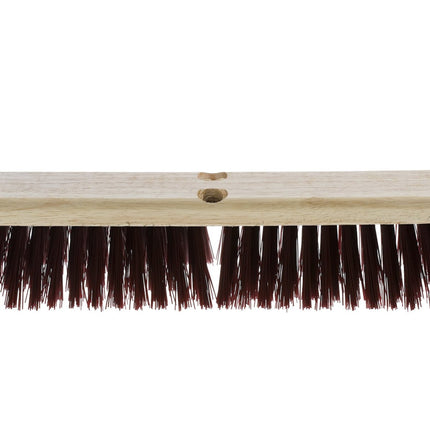 Atlas Graham Furgale Synthetic Fibre Coarse Sweep Push Broom, 24", Sold Individually-B2B Discounters