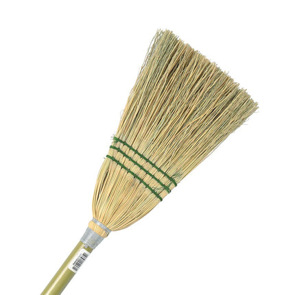Globe Lobby Corn Broom, Wood Handle, Sold Individually-B2B Discounters
