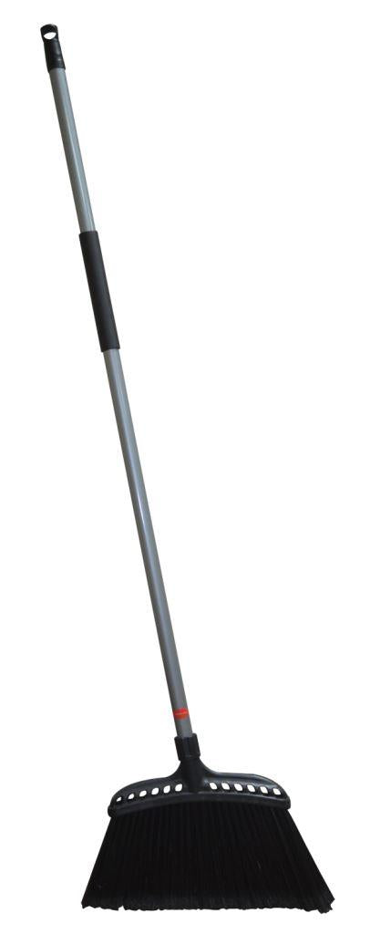 Globe™ Jumbo Commercial Angle Broom, 16", Black, Sold Individually-B2B Discounters