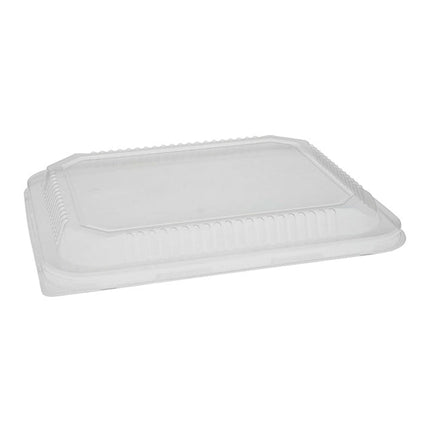 Low Dome Lid For 1/2 Size Steam Table Pan, Clear, 100/Case-B2B Discounters