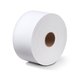 Mini-Max® Jumbo Bathroom Tissue, 2 Ply, White, 18/Case, Made in Canada-B2B Discounters