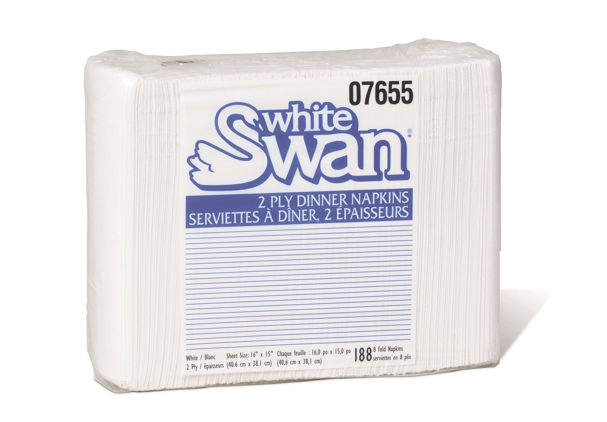 Kruger® Dinner Napkin, White, 2-Ply, 3008/Case-B2B Discounters