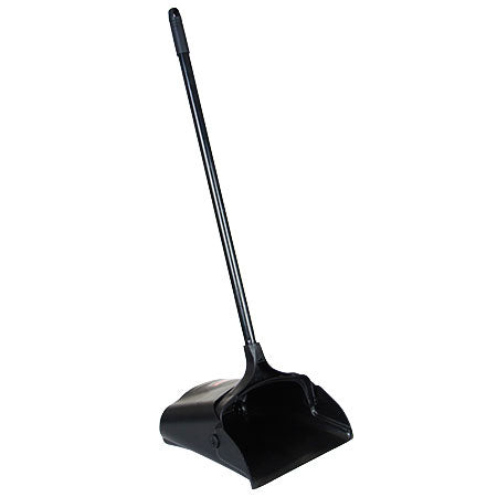 Rubbermaid® Executive Series™ Lobby Pro® Dustpan with Long Handle, Black, Sold Individually-B2B Discounters