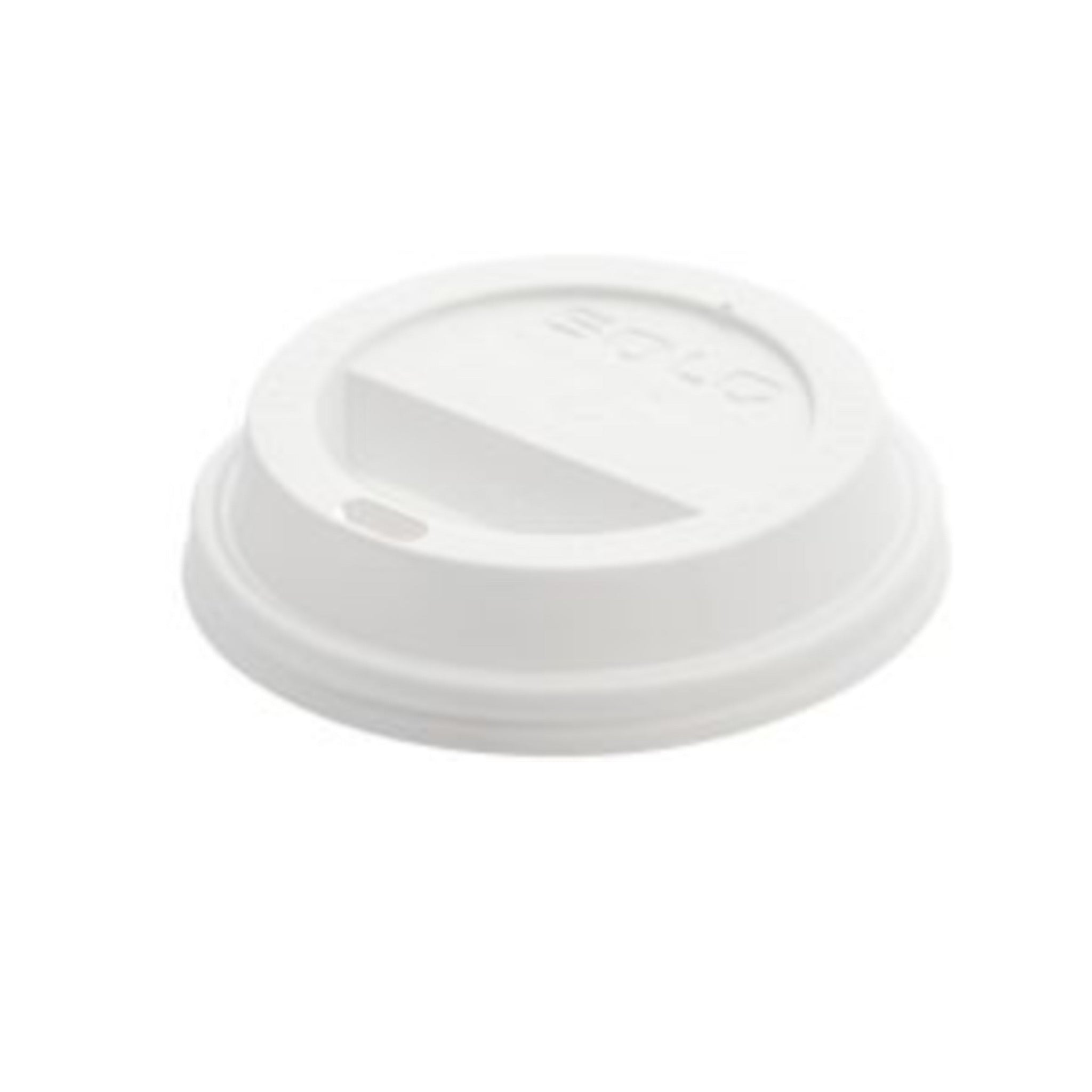 Dart® Traveler® Plastic Dome Hot Cup Lid, 8oz, White, 1000/Case-B2B Discounters