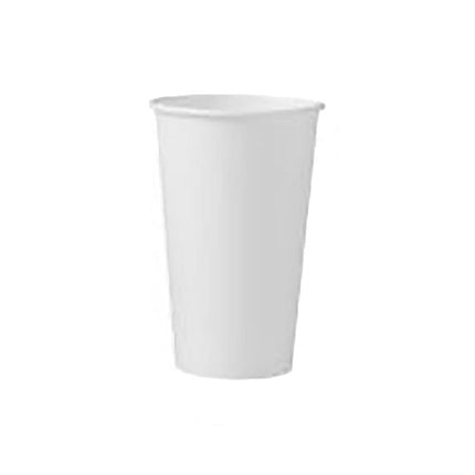 Poly Lined Hot Cup, 16oz, White, 50 Cups/Pack, 20 Packs/Case-B2B Discounters