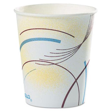Meridian™ Water Cup, Paper, Flat Bottom, 5oz, 2500/Case-B2B Discounters