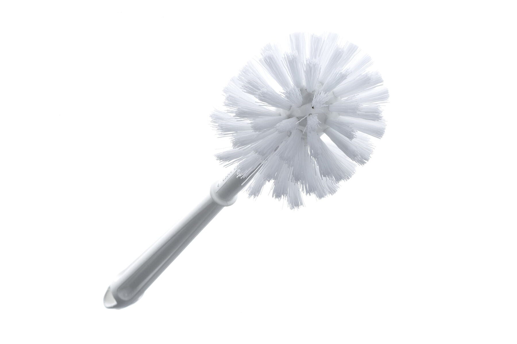 Atlas Graham Furgale 14" Round Dual Action Bowl Brush, White, Sold Individually-B2B Discounters