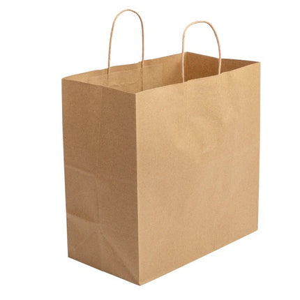 Super Royal Brown Handled Shopper, 14" X 10" X 15.75", 200/Case-B2B Discounters