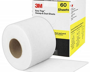 3M™ Easy Trap™ Duster Sweep & Dust Sheets, 5" x 6", White, Cotton, 60 Sheets/Roll-B2B Discounters