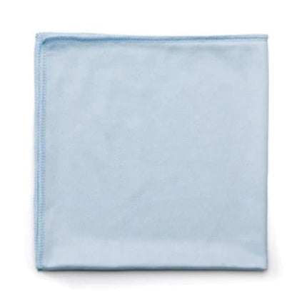 Rubbermaid® Executive Series™ Hygen™ Glass Microfiber Cloth, 16" X 16", Blue, Sold Individually-B2B Discounters