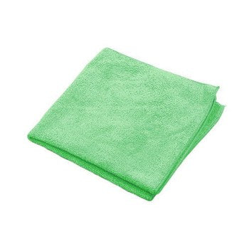 Globe™ Microfiber Wiper, Green, Sold Individually-B2B Discounters