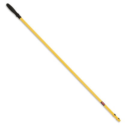 Rubbermaid Commercial® HYGEN™ Quick Connecting Handle, Yellow, 58", Sold Individually-B2B Discounters