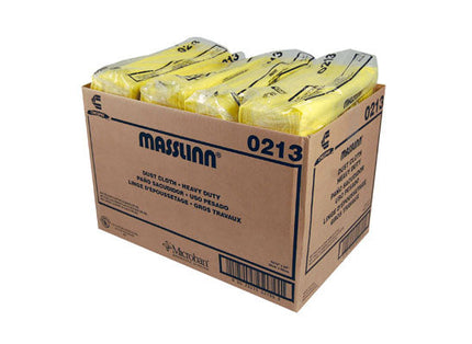 Chix Maslin Heavy Duty Dust Cloth for All Surfaces, Yellow, 14.4" x 24", 50/Bag, 8 Bags/Case-B2B Discounters
